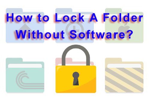 lock folder without software