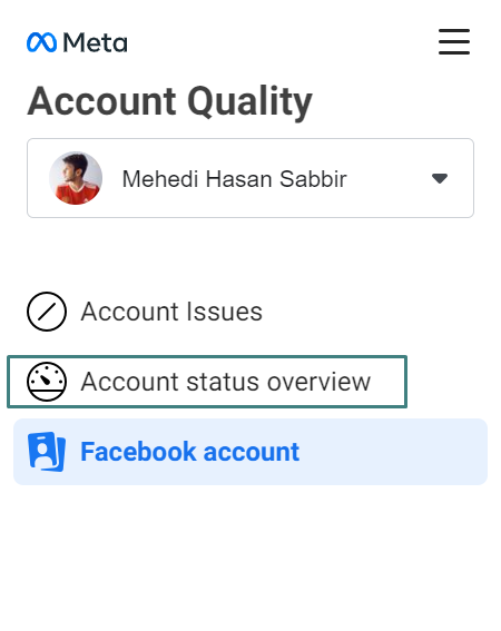 Account Status Overview