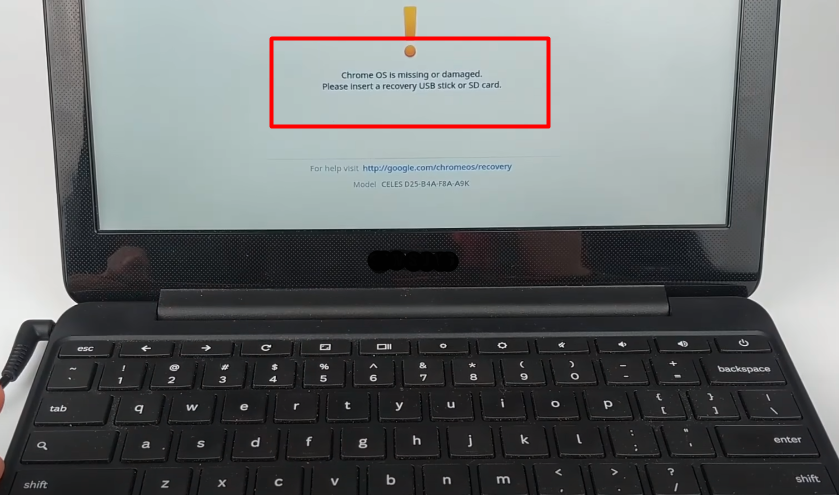 Chrome OS is missing