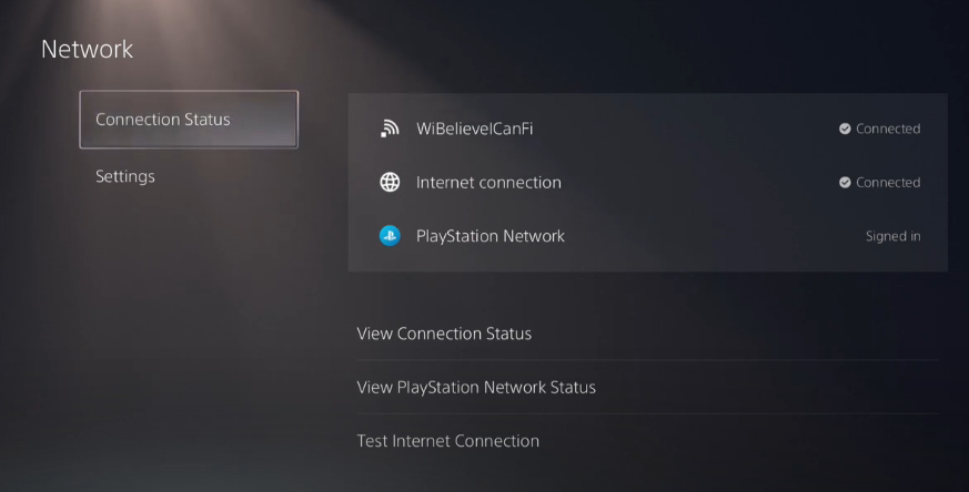 Connection Status