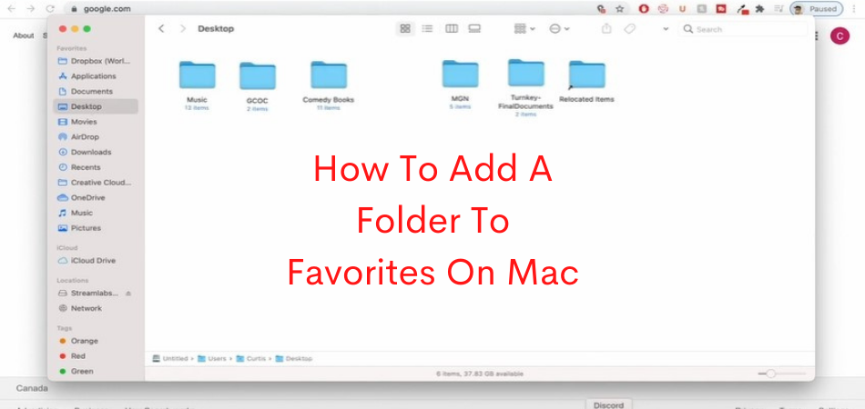 How To Add A Folder To Favorites On Mac? 11