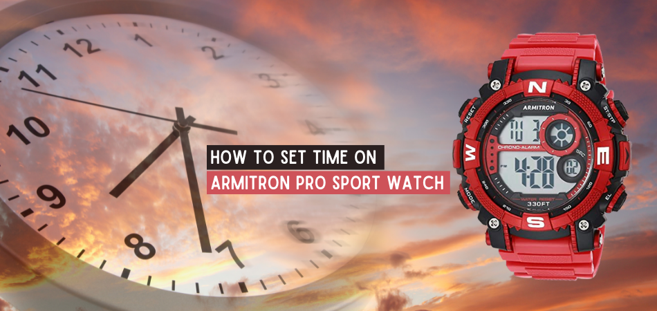 How To Set Time On Armitron Pro Sport Watch