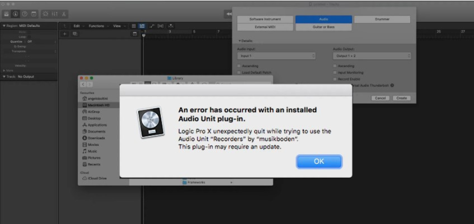 How to Open a Corrupted Logic Pro? 1