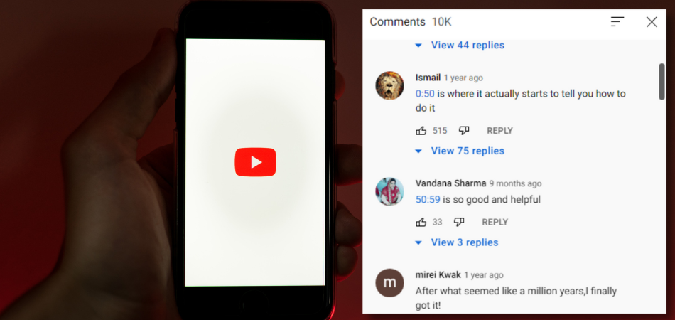 How to Timestamp Youtube Comments Mobile? 1