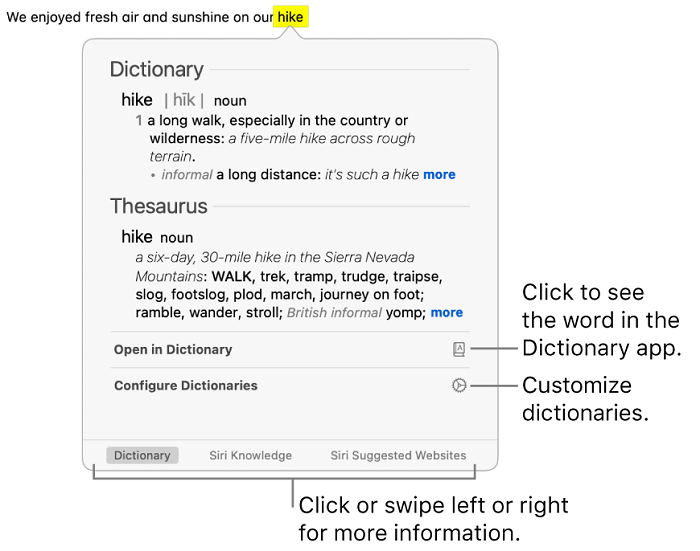 Is There A Keyboard Shortcut To Open A Dictionary On Mac