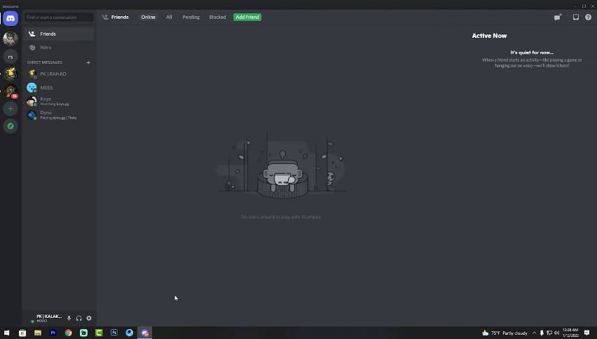 Open the Discord app from your PC