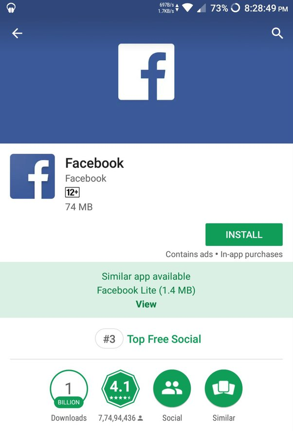 Re-Installing the Facebook App