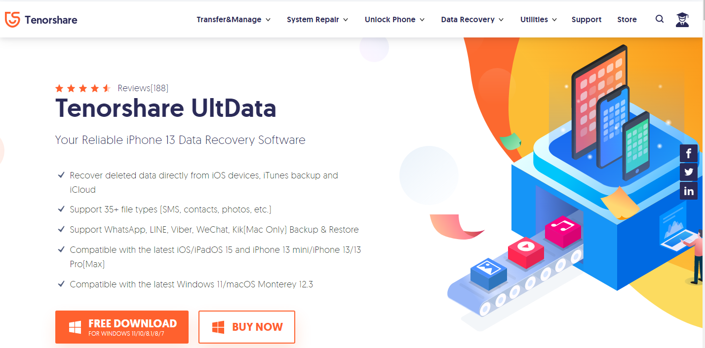 UltData-iPhone Data Recovery