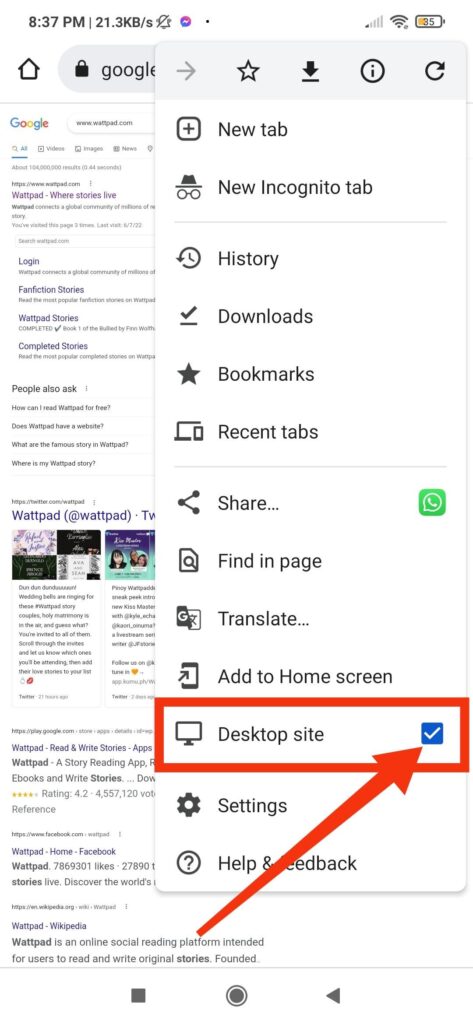 You can use a PC for this task or turn on the desktop mode in your phone's search engine