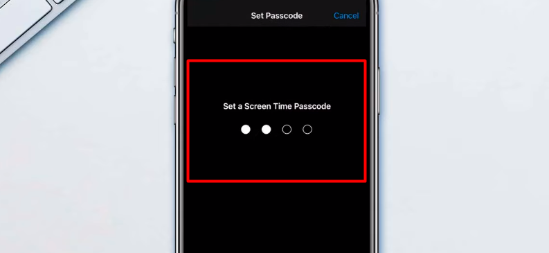 click Use Screen Time Passcode
