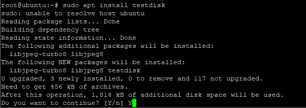 installing Testdisk To Recover Deleted Files