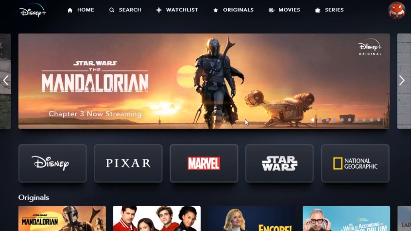 open your browser and go to the Disney Plus portal