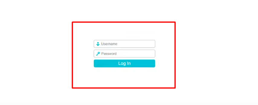 router's login username and password