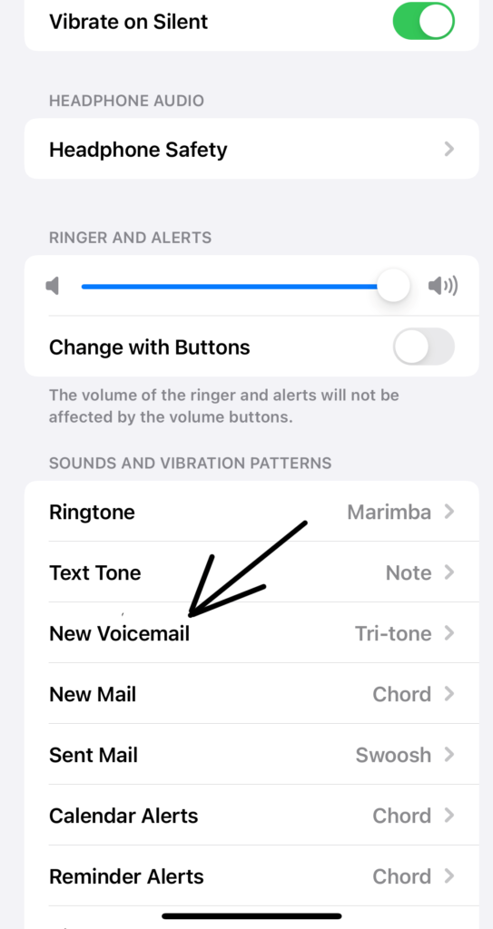 select New Voicemail