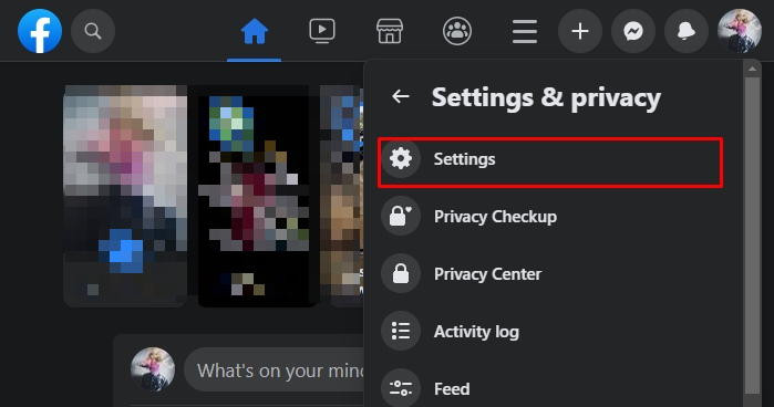 select the “Setting” tab under “Security & Privacy” from the drop-down option