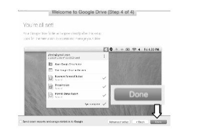 sync to your Google Drive