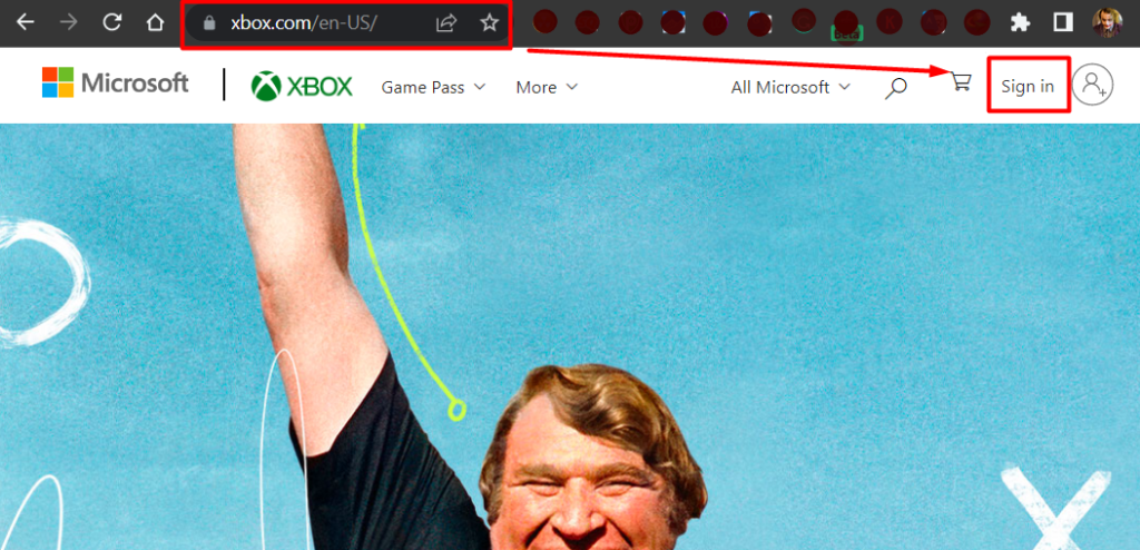 visit Xbox home page