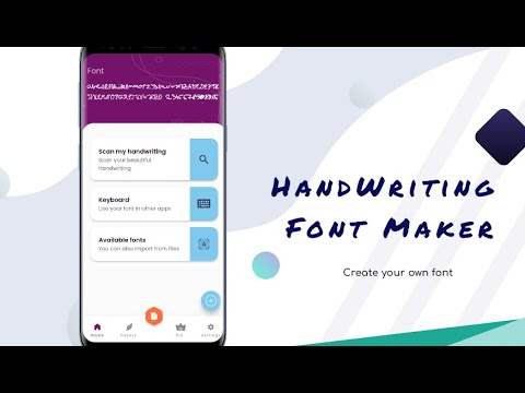 HandWriting Font Maker For PC Windows 1