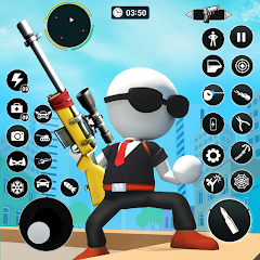 Stickman Sniper Shooting Games For PC Windows 1