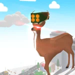 Crazy deer simulator For PC Windows