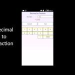 Decimal to Fraction For PC Windows