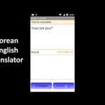 Korean English Translator For PC Windows