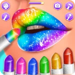 Lip Art -Lipstick Makeup Game For PC Windows