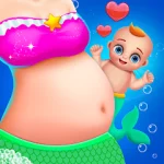Mermaid & Newborn Babyshower For PC Windows