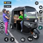 Modern Rickshaw Driving Games For PC Windows