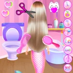 Princess Mermaid At Hair Salon For PC Windows