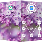 Purple Bloom Applock Theme For PC Windows