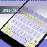Purple Lilac Eva Keyboard -Gif For PC Windows