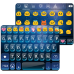 Rain Glass Emoji Keyboard Skin For PC Windows