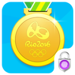 Rio Olympic theme for App Lock For PC Windows