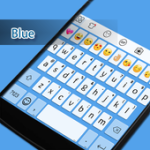 Simple Blue Eva Keyboard -GIf For PC Windows
