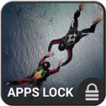 Skydiving App Lock Theme For PC Windows