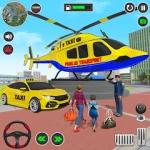 Taxi Helicopter Car Robot Game For PC Windows