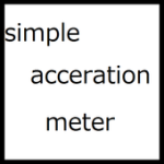 simple acceration meter For PC Windows